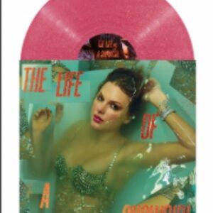 Taylor Swift Vibrant Pink Vinyl Record